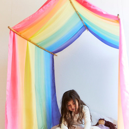 Sarah's Silks Double Rainbow Playsilk