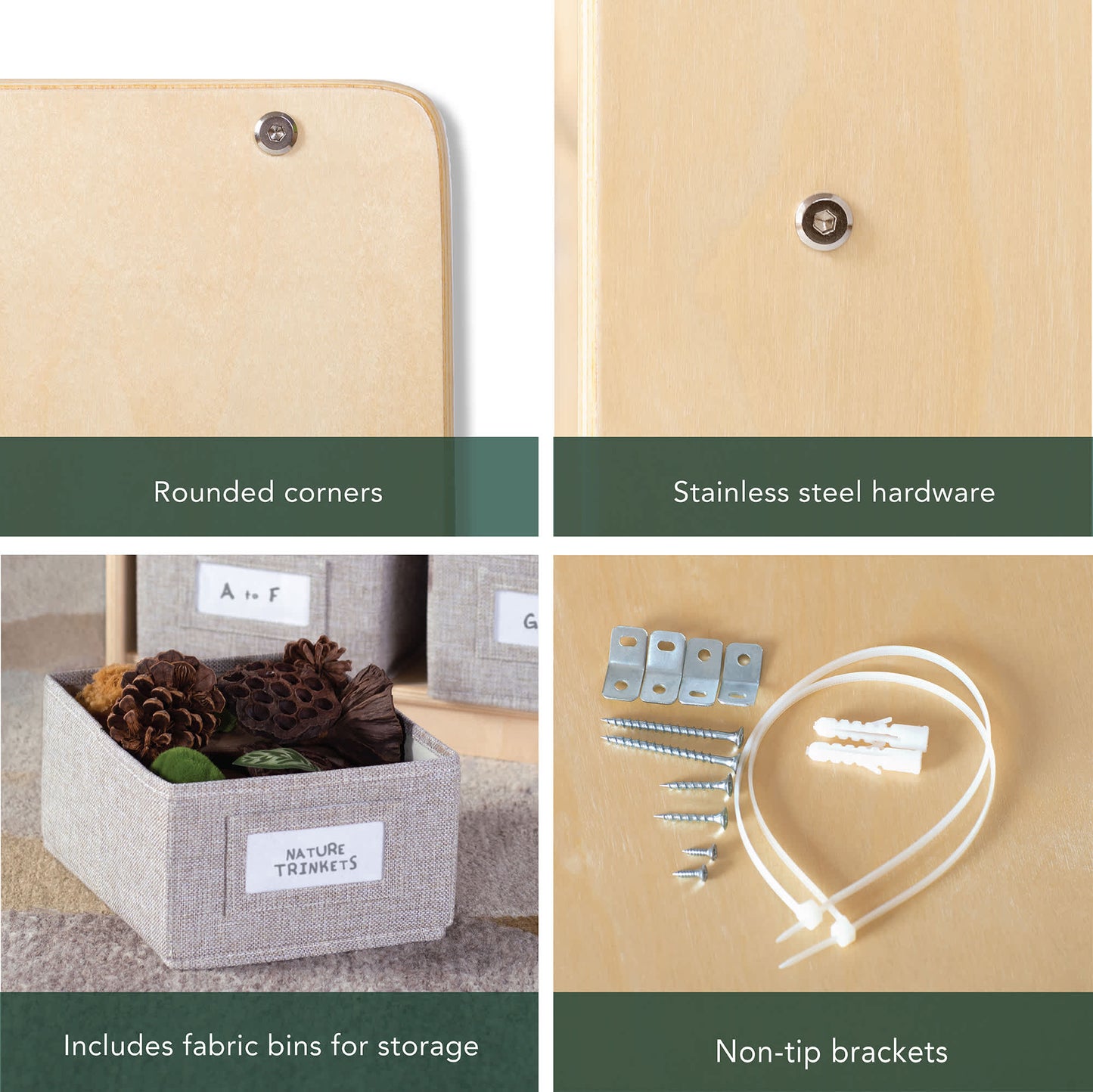 EdQ Dress Up Storage with Bins