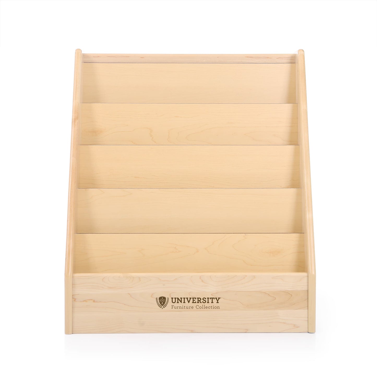 5-Shelf Book Display - Solid Maple - 28"