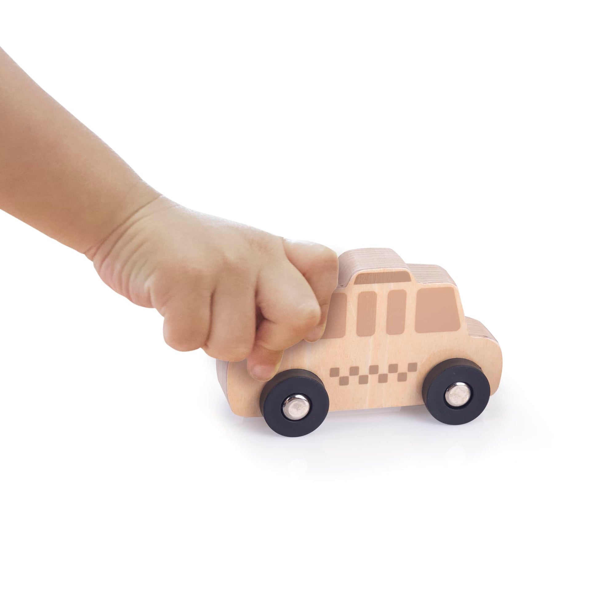 Mini Wooden Trucks - Set of 10