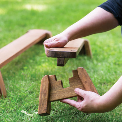 Acadia Outdoor Balance Beam Set of 2