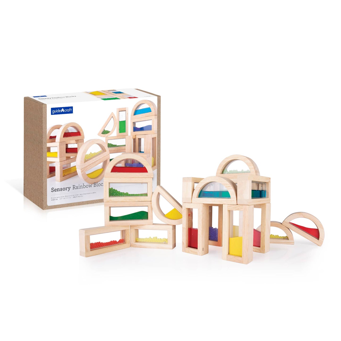 Sensory Rainbow Blocks - 18 pc. Set