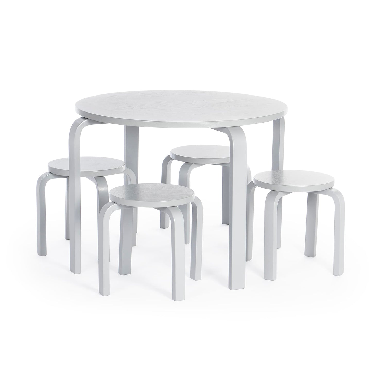 Nordic Toddler Table and Stool Set