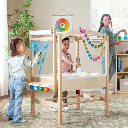 Sensory System - Table with Canopy, Tubes, Clips and Easel