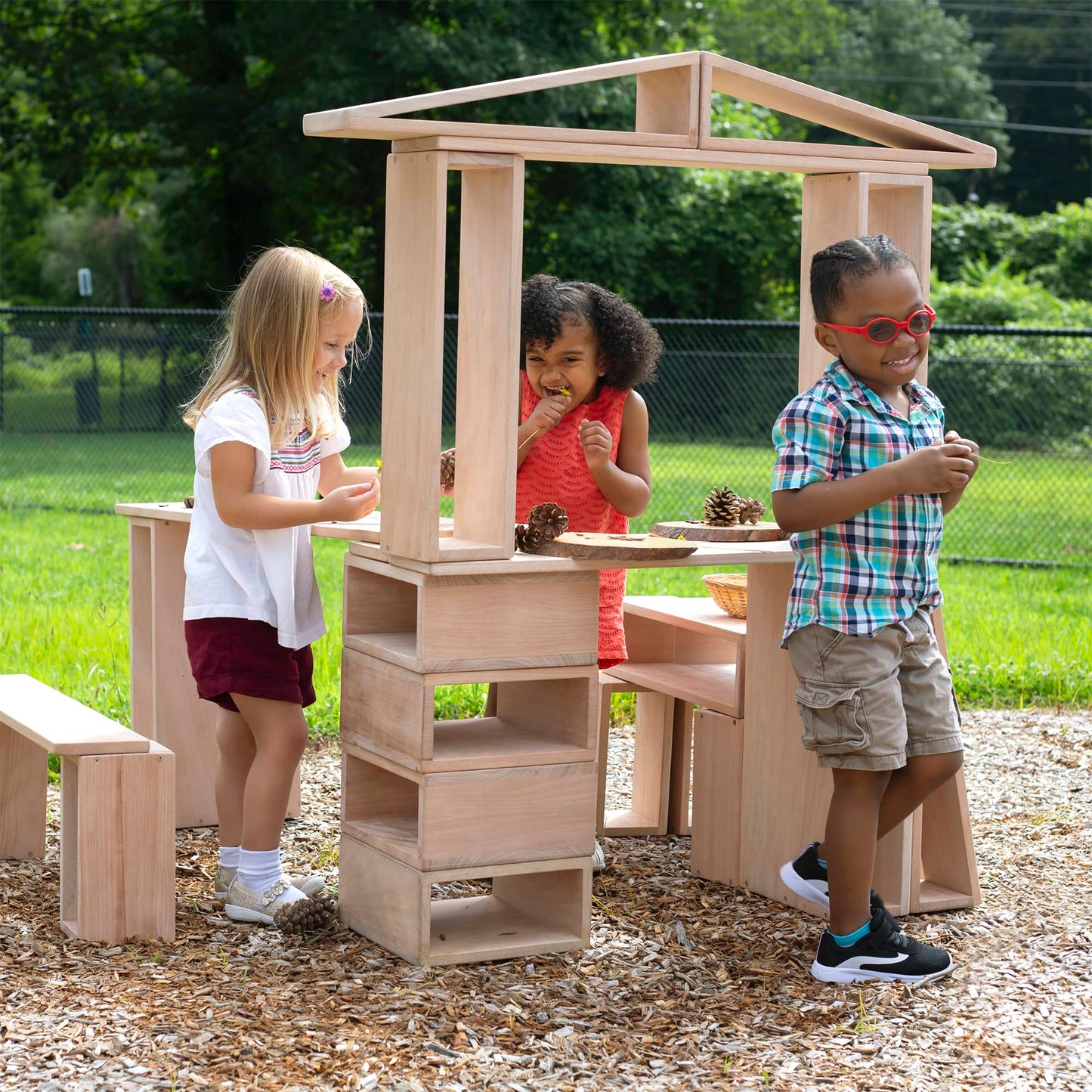 Outdoor Hollow Blocks - 25 pc. Set