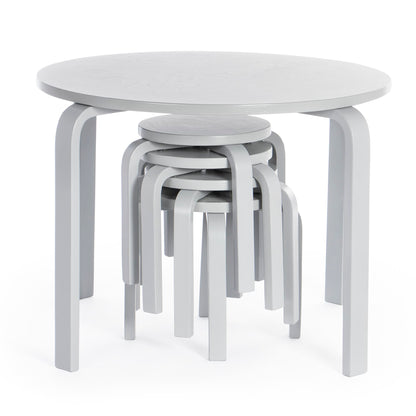 Nordic Toddler Table and Stool Set