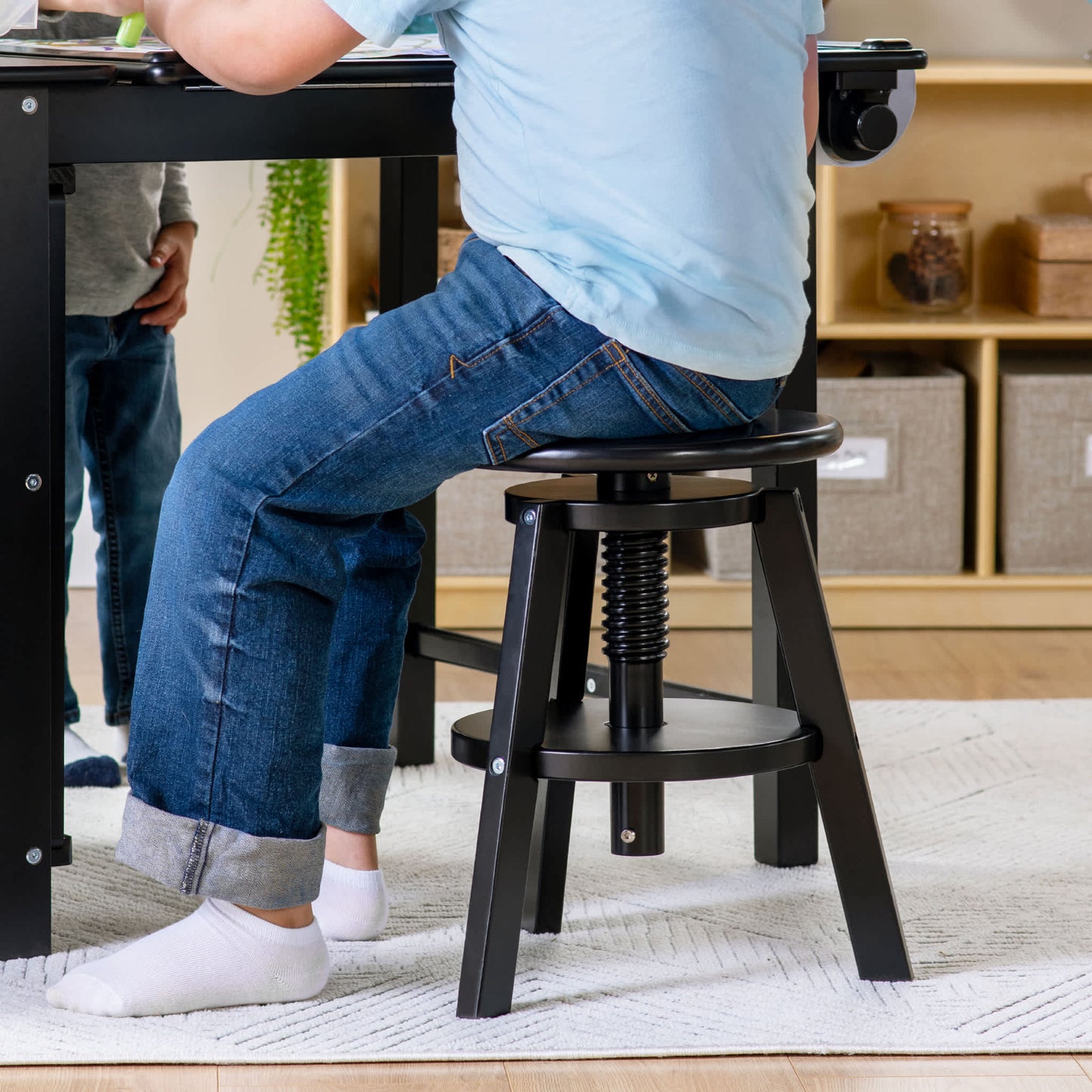 Adjustable Drafting Stool