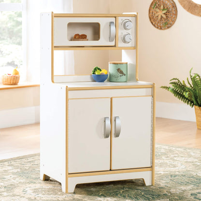 EdQ Kitchen Microwave and Cupboard