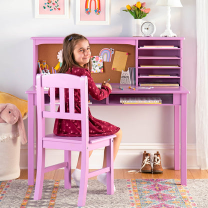 Kids' Media Desk, Hutch and Chair Set