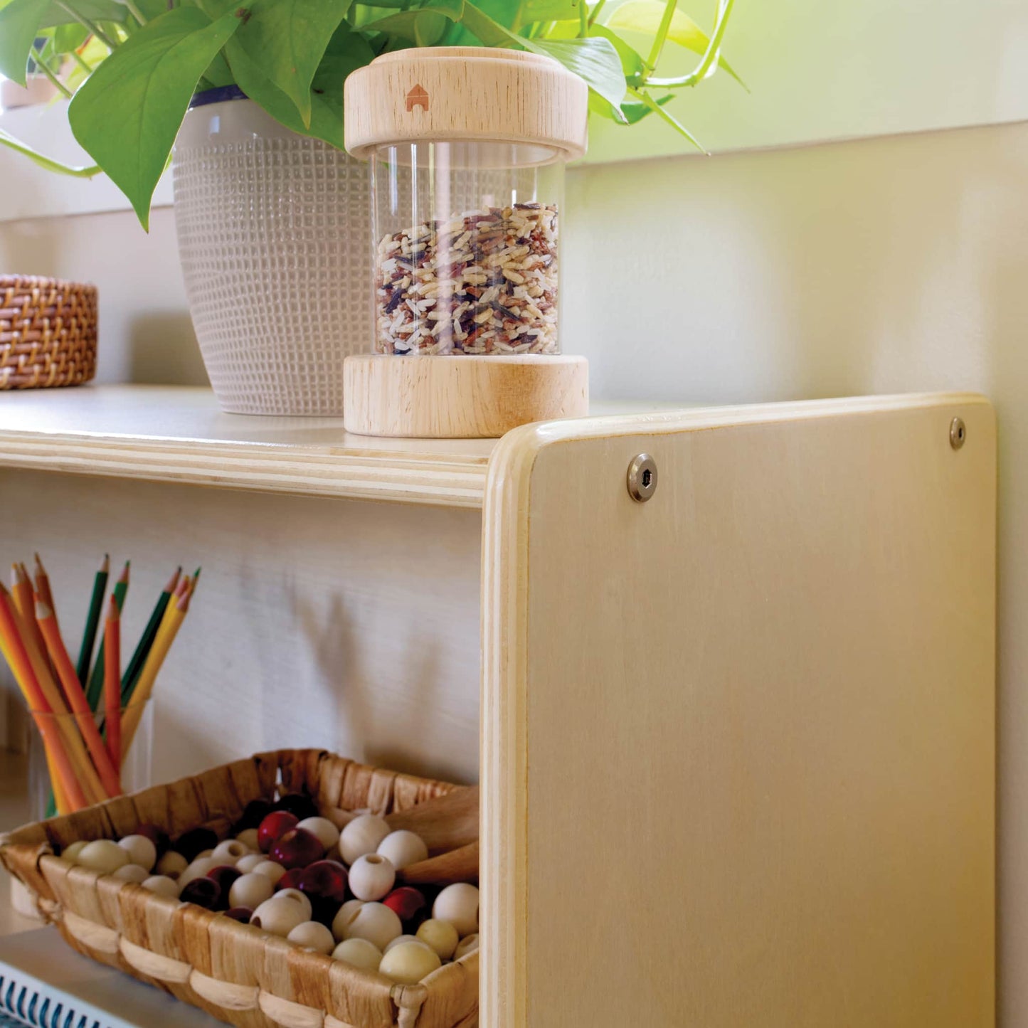 EdQ 2-Shelf Open Storage with Bins - 24"
