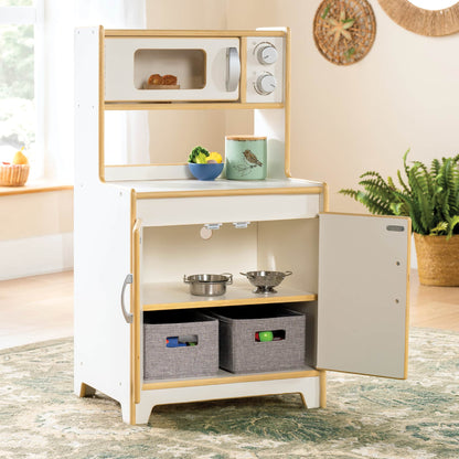 EdQ Kitchen Microwave and Cupboard