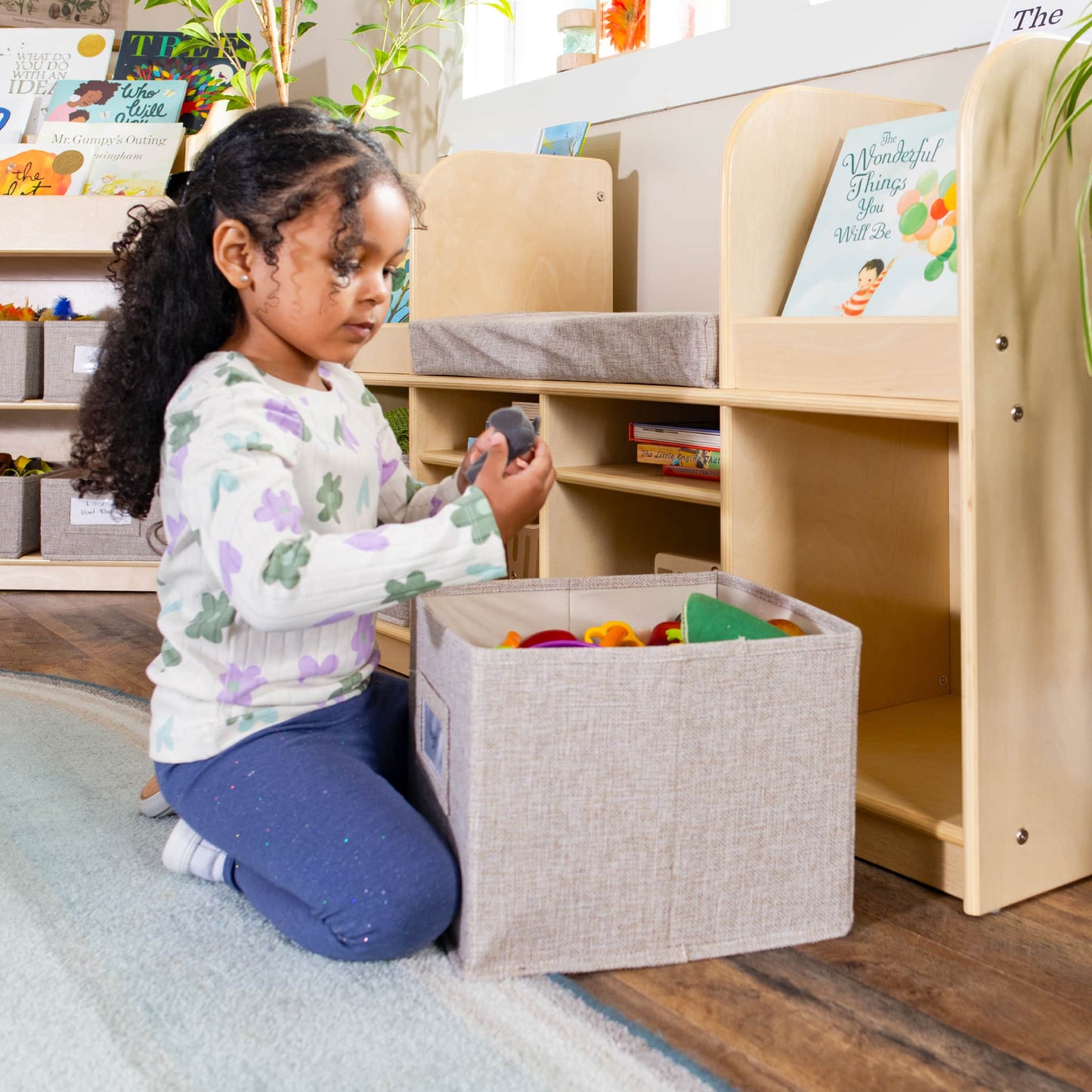 EdQ Reading Nook with Bins