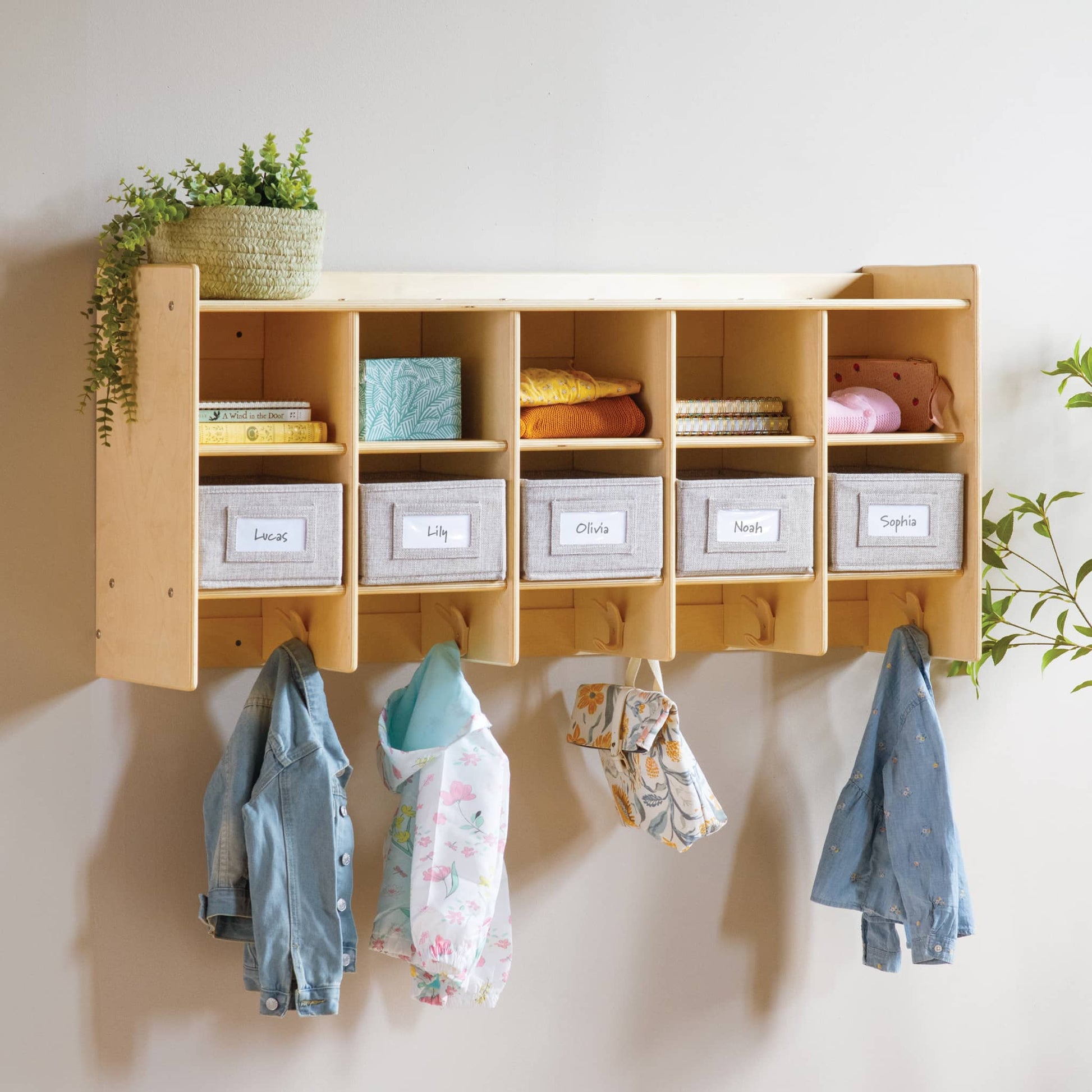 EdQ 10-Section Wall Mounted Locker