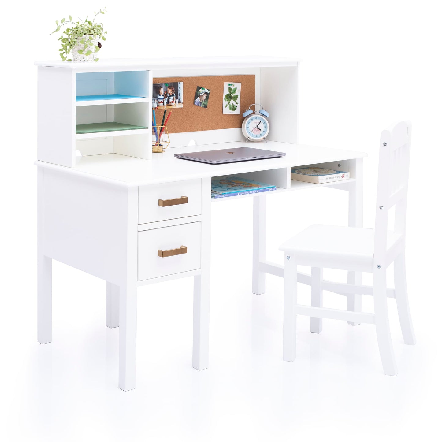 Kids' Taiga Desk, Hutch and Chair Set